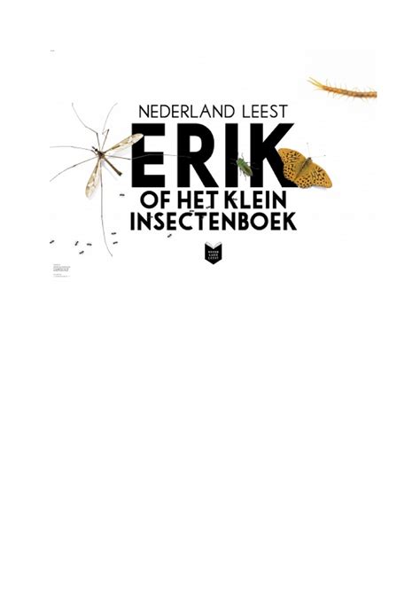 enaturelive|Erik of het klein insectenboek 2004